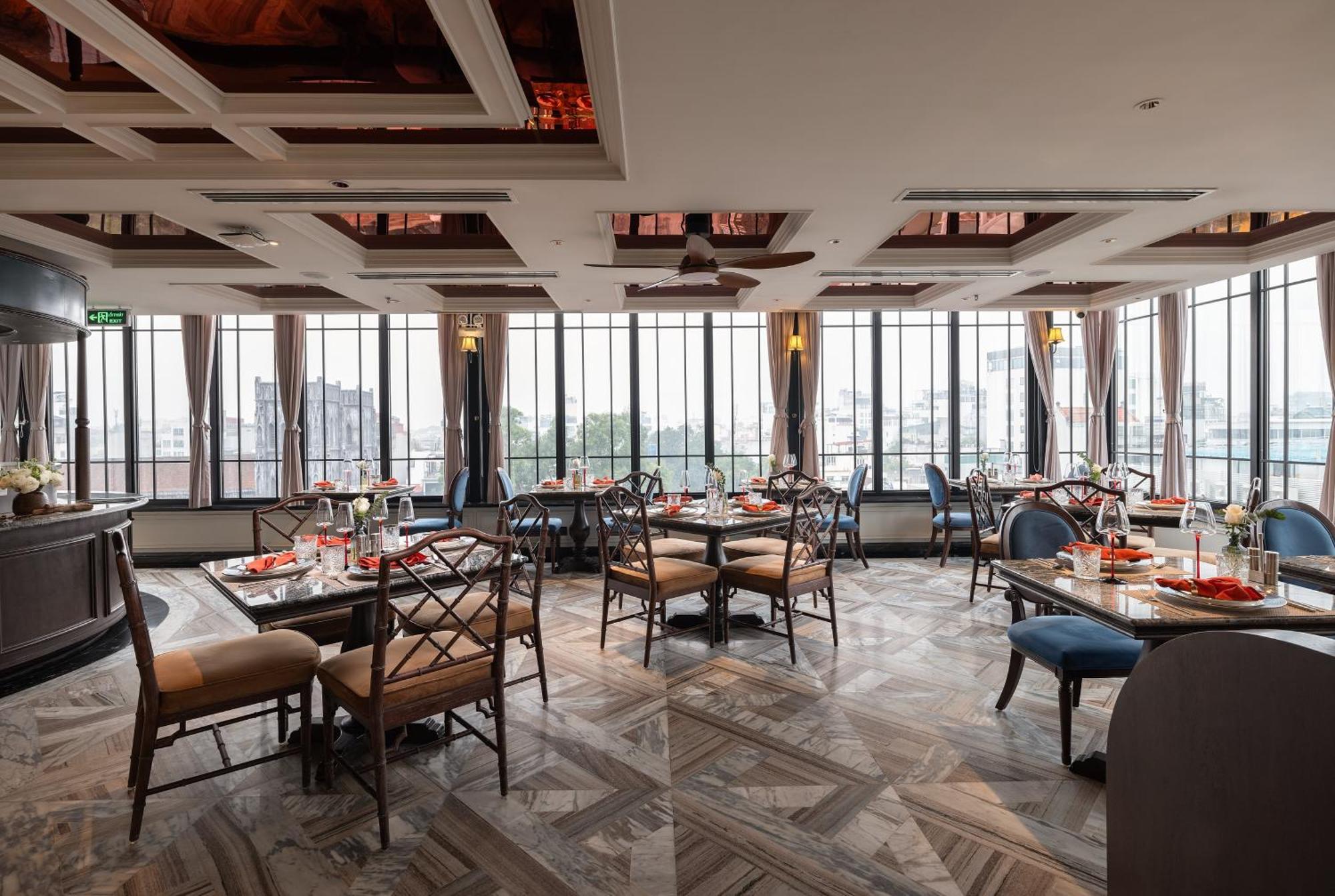 Grand Hotel Du Lac ฮานอย ภายนอก รูปภาพ The restaurant