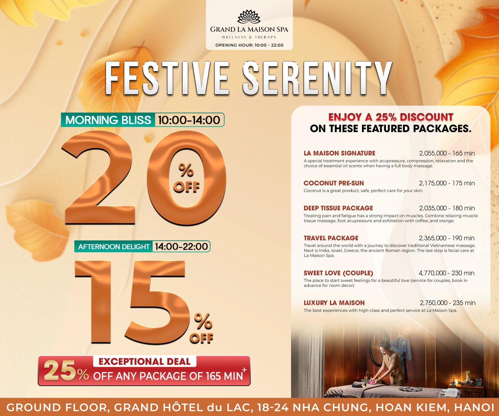 Grand Hotel Du Lac ฮานอย ภายนอก รูปภาพ A spa advertisement